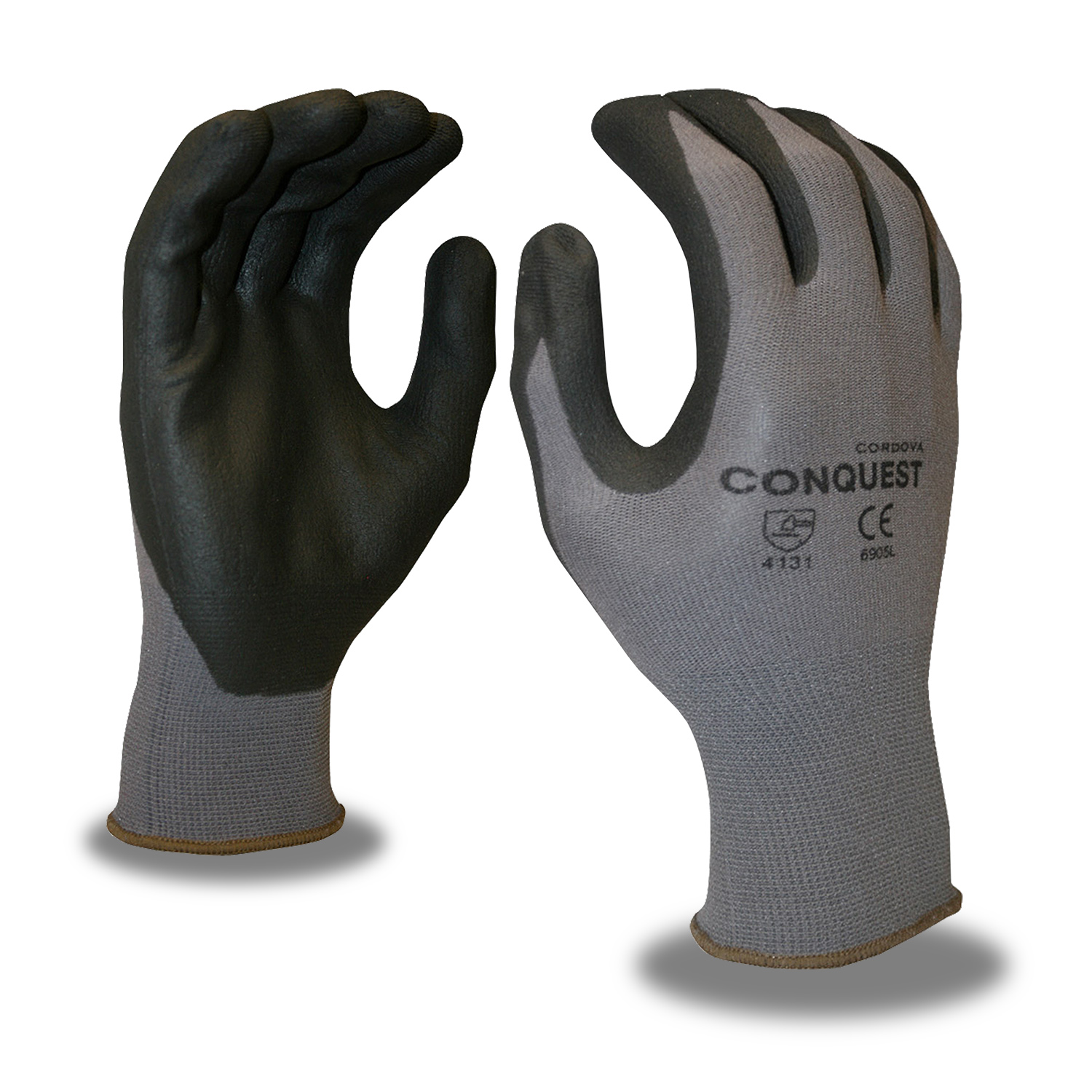 CONQUEST FOAM NITRILE / PU PALM COAT - Tagged Gloves